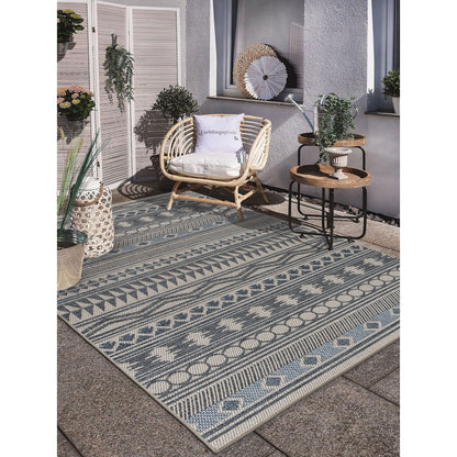 Tapis d'intérieur/extérieur bohème moderne de la World Rug Gallery
