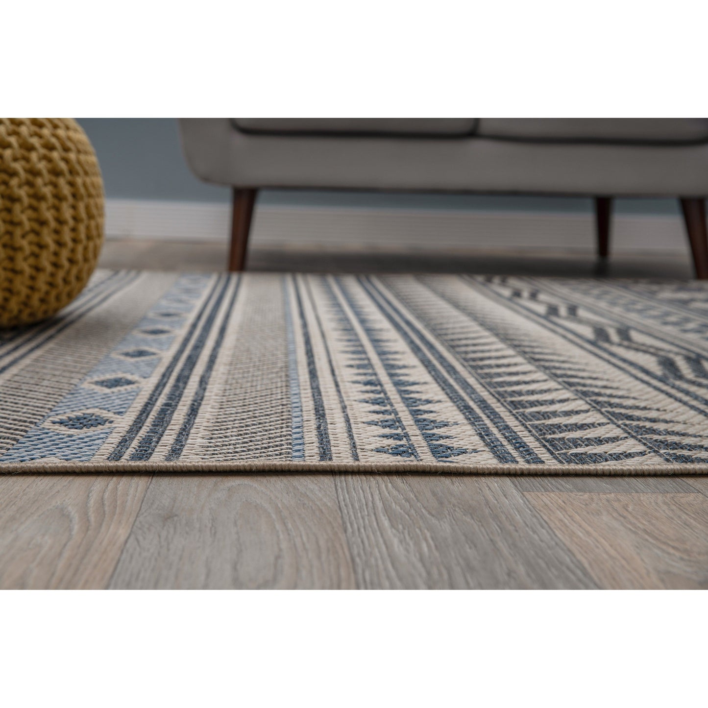 Tapis d'intérieur/extérieur bohème moderne de la World Rug Gallery
