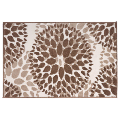 Tapis moderne à motifs floraux circulaires de la World Rug Gallery