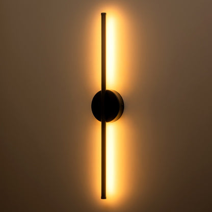 Applique murale de salle de bain à 1 ampoule, 23,6 po, moderne, linéaire, à intensité variable, à DEL intégrée