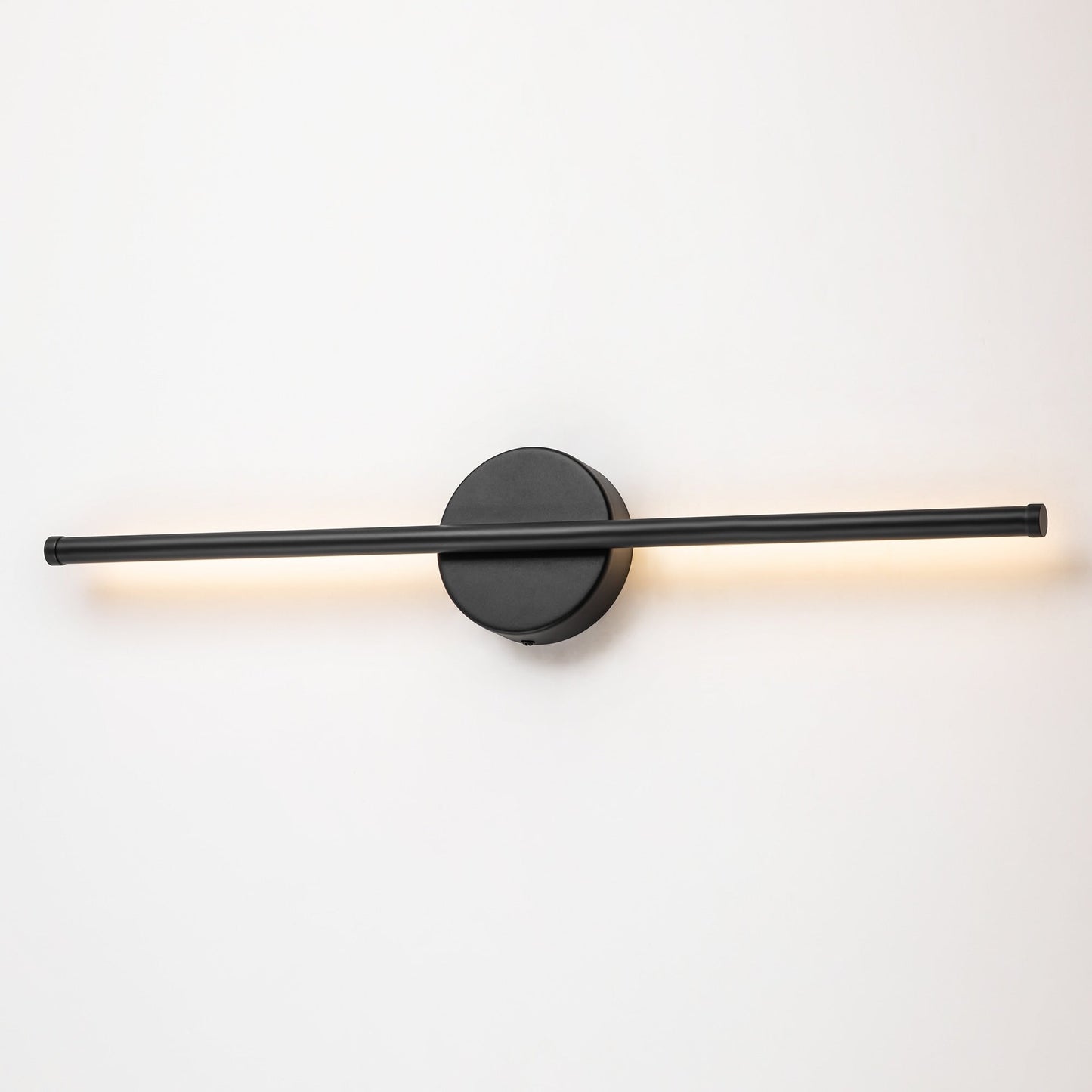 Applique murale de salle de bain à 1 ampoule, 23,6 po, moderne, linéaire, à intensité variable, à DEL intégrée