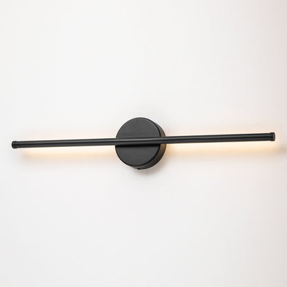 Applique murale de salle de bain à 1 ampoule, 23,6 po, moderne, linéaire, à intensité variable, à DEL intégrée