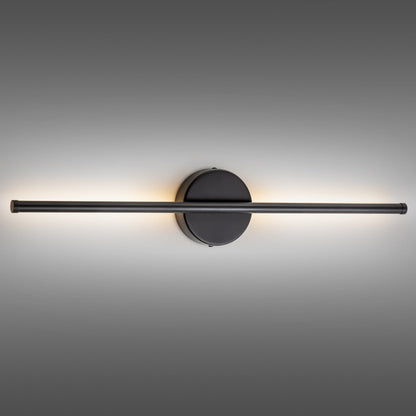 Applique murale de salle de bain à 1 ampoule, 23,6 po, moderne, linéaire, à intensité variable, à DEL intégrée