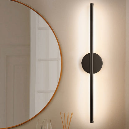Applique murale de salle de bain à 1 ampoule, 23,6 po, moderne, linéaire, à intensité variable, à DEL intégrée