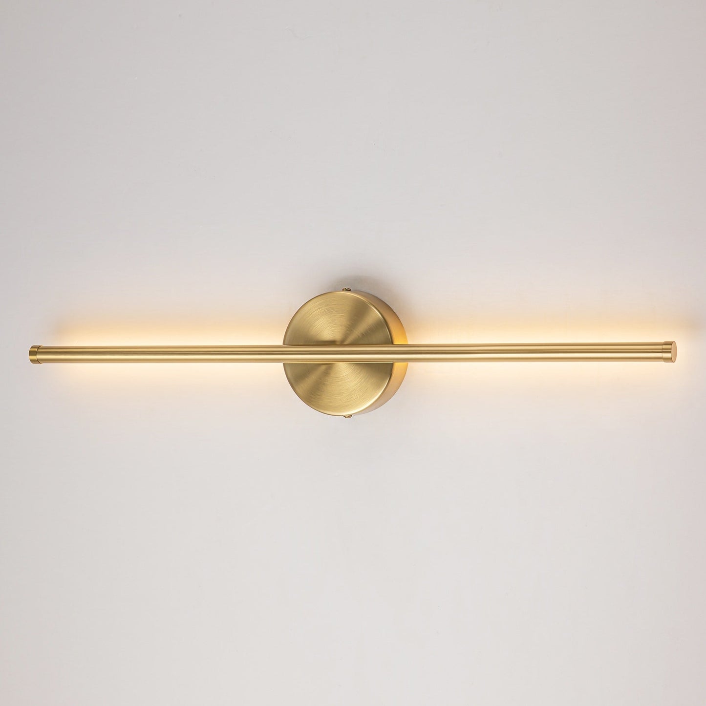 Applique murale de salle de bain à 1 ampoule, 23,6 po, moderne, linéaire, à intensité variable, à DEL intégrée