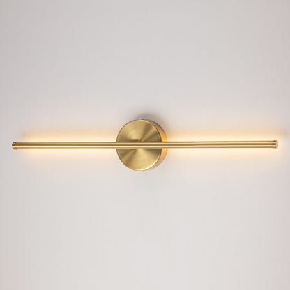 Applique murale de salle de bain à 1 ampoule, 23,6 po, moderne, linéaire, à intensité variable, à DEL intégrée