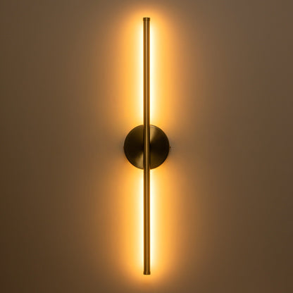 Applique murale de salle de bain à 1 ampoule, 23,6 po, moderne, linéaire, à intensité variable, à DEL intégrée