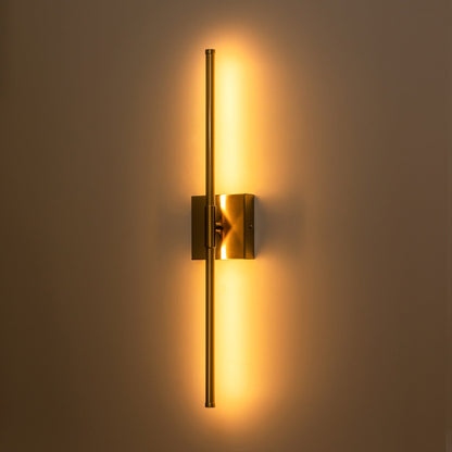 Applique murale de salle de bain à 1 ampoule, 23,6 po, moderne, linéaire, à intensité variable, à DEL intégrée