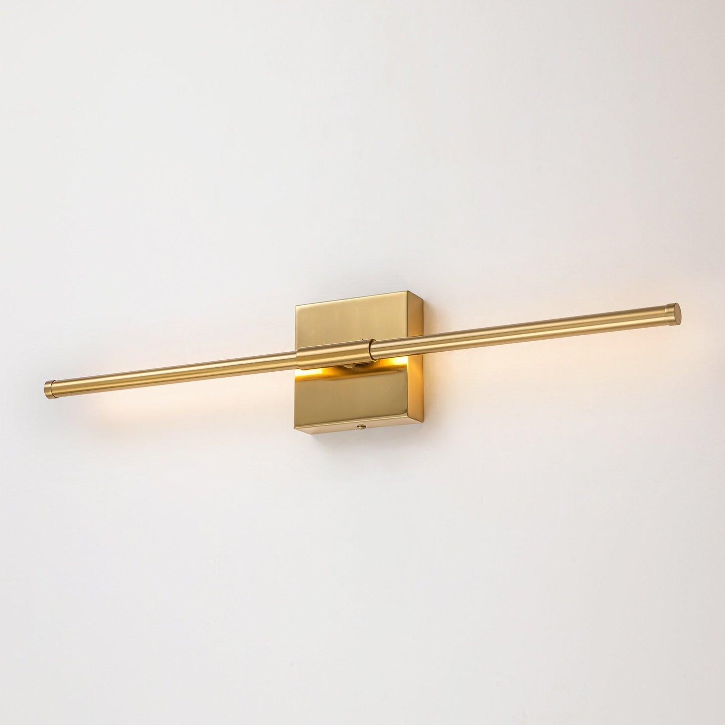 Applique murale de salle de bain à 1 ampoule, 23,6 po, moderne, linéaire, à intensité variable, à DEL intégrée