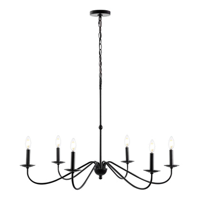 Lustre LED en fer à 6 lumières, 34,75 $, par JONATHAN Y