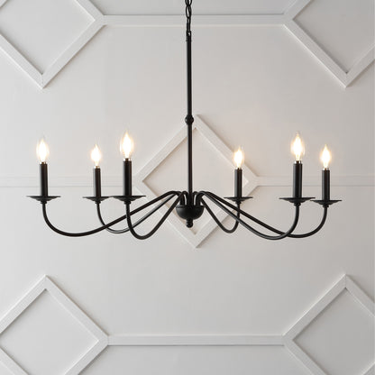 Lustre LED en fer à 6 lumières, 34,75 $, par JONATHAN Y