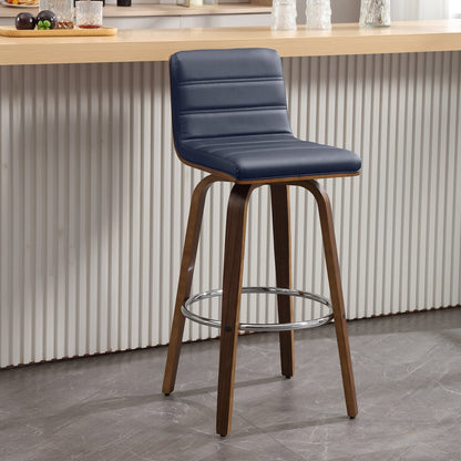 Tabourets de bar/comptoir pivotants en similicuir 26/29, lot de 2/3