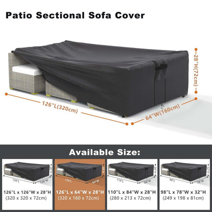 Housse imperméable pour meubles de jardin et canapé d'extérieur
