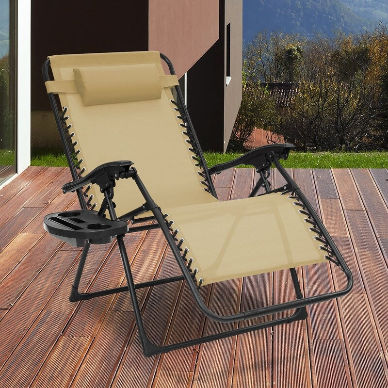 Chaise zéro gravité surdimensionnée Sun-Ray 1 pièce