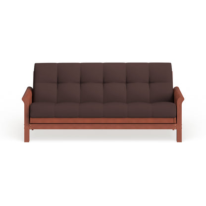Matelas futon en sergé de 10 pouces d'épaisseur (simple, double ou grand lit)