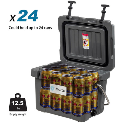 Glacière portable SKTAKOL 16 litres, anti-fuite, 24 canettes de glace - Voir les détails