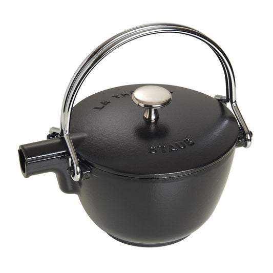 Bouilloire à thé ronde en fonte STAUB de 1 pinte