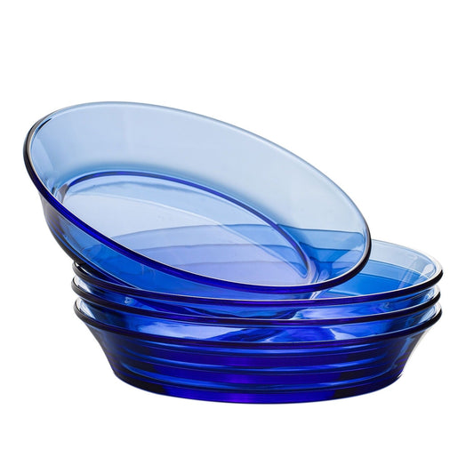 Ensemble de 4 bols à pâtes et à salade en verre borosilicaté STP Goods