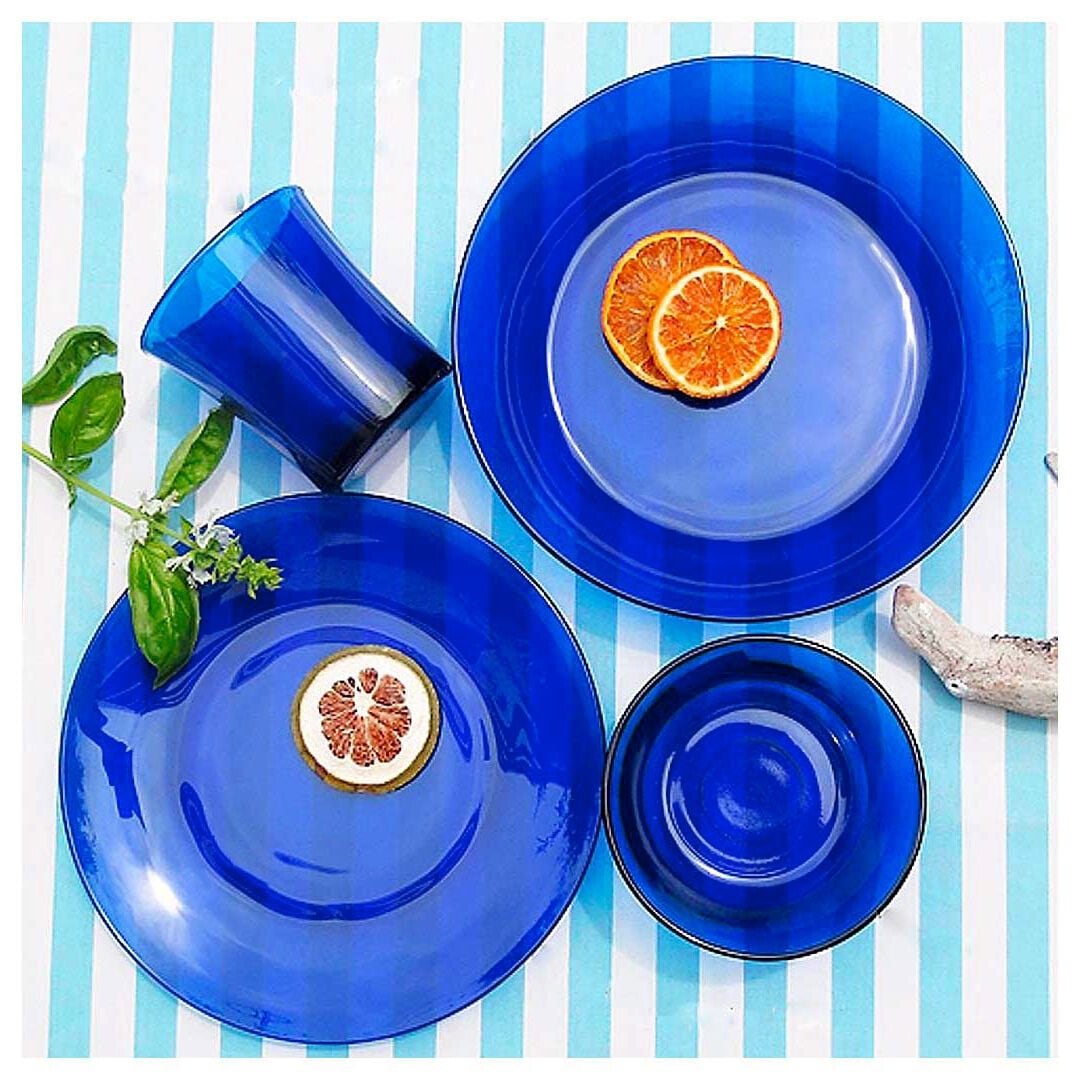 Ensemble de 4 bols à pâtes et à salade en verre borosilicaté STP Goods