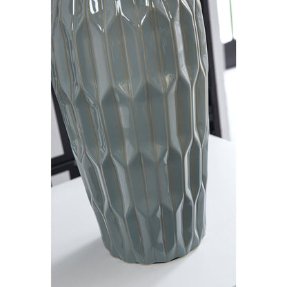 Lampe de table bleue Signature Design by Ashley Hadbury (lot de 2) - 14 L x 14 P x 26,75 H