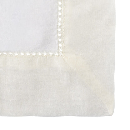 Paire de panneaux sur mesure Simplicity Hemstitch 100 % coton avec passe-tringle et embrasses ou cantonnière sur mesure