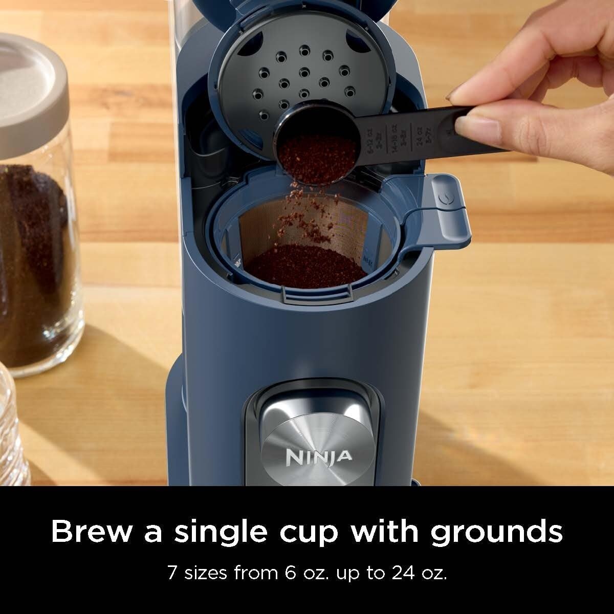 Cafetière à dose unique, compatible K-Cup, réservoir de 1,6 l, 6 à 68 cl, option café glacé