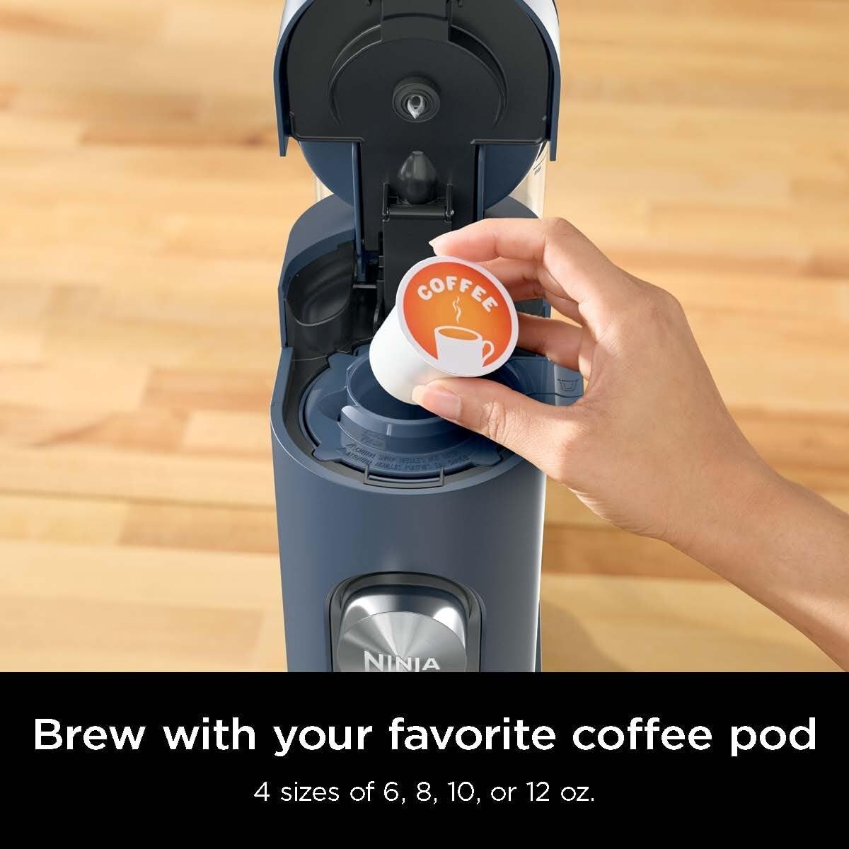 Cafetière à dose unique, compatible K-Cup, réservoir de 1,6 l, 6 à 68 cl, option café glacé
