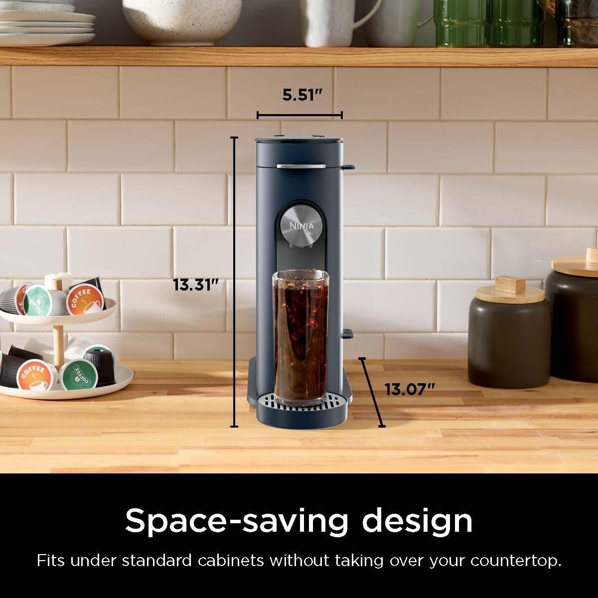 Cafetière à dose unique, compatible K-Cup, réservoir de 1,6 l, 6 à 68 cl, option café glacé