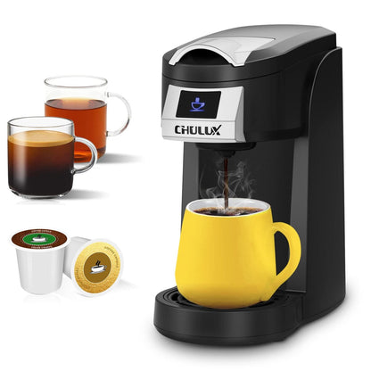 Cafetière à portion individuelle, infuseur à café une tasse pour K-cup et café moulu, tailles d'infusion de 5 à 12 oz en minutes, fonction d'arrêt automatique
