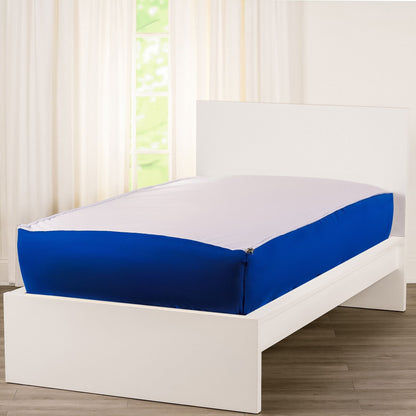 Parure de lit de luxe à fermeture éclair bleu cobalt Siscovers Bunkie