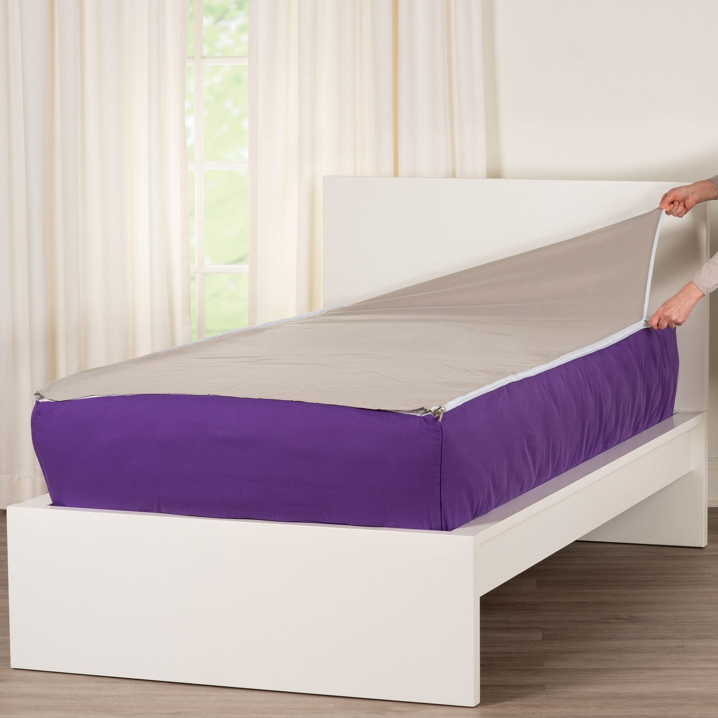 Parure de lit de luxe avec fermeture éclair Siscovers Purple Bunkie