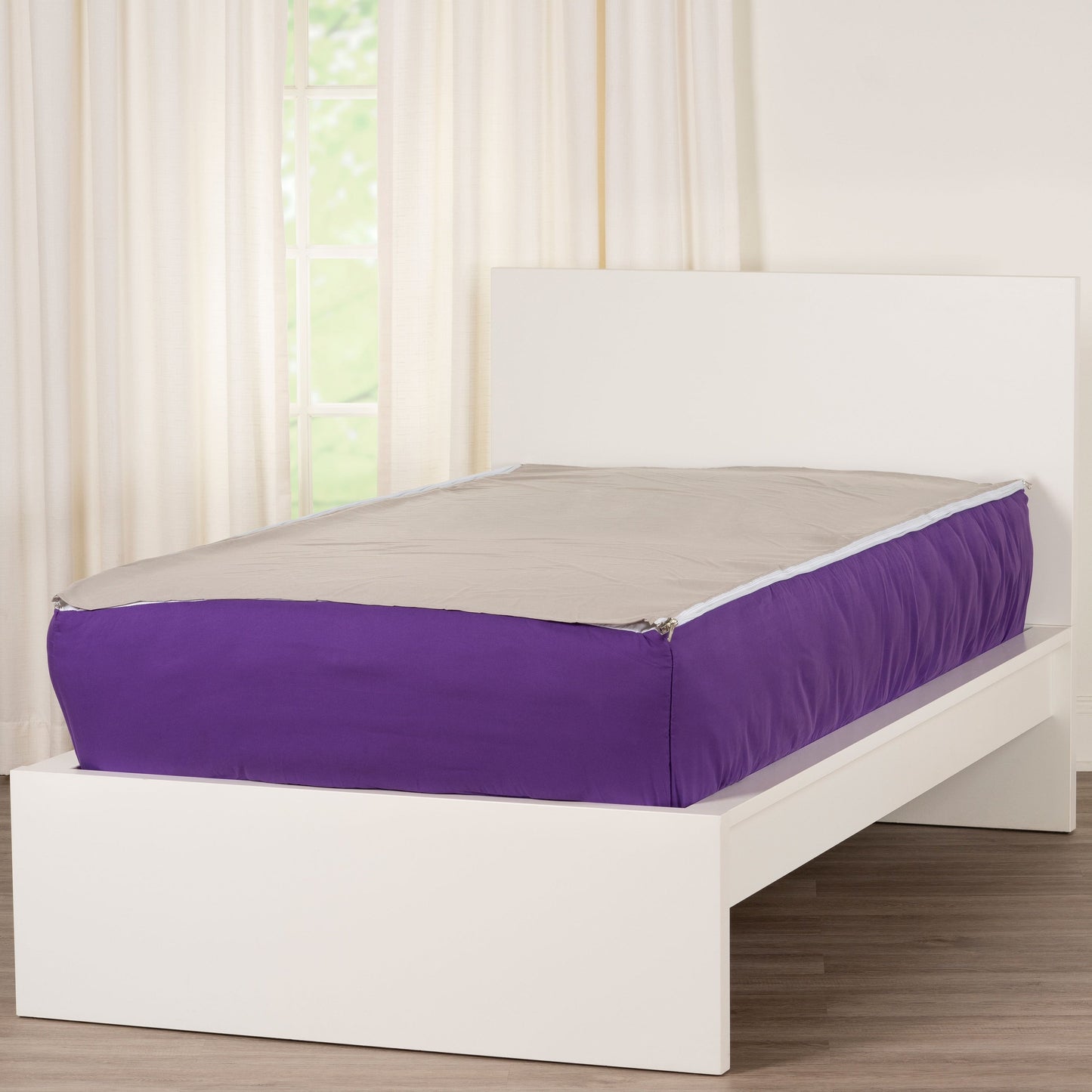 Parure de lit de luxe avec fermeture éclair Siscovers Purple Bunkie