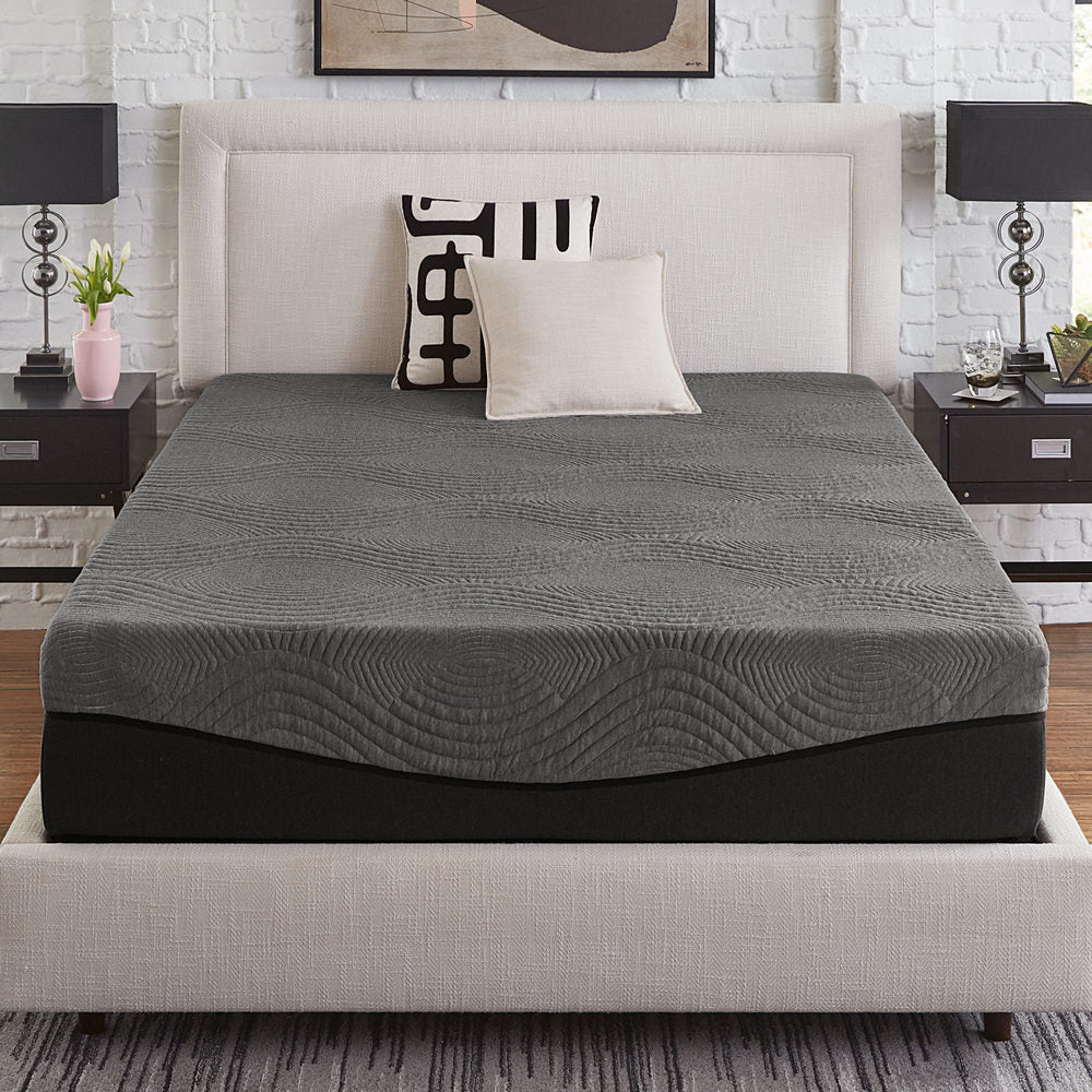 Matelas en mousse à mémoire de forme Active 14 pouces au charbon de bois Slumber Solutions