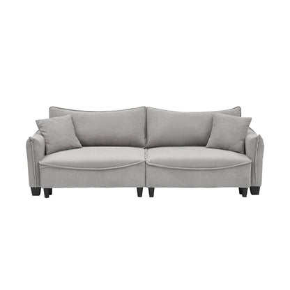 Sofa can be Converted into A Sofa Bed with Two Throw Pillows