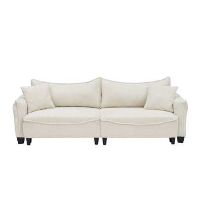 Sofa can be Converted into A Sofa Bed with Two Throw Pillows