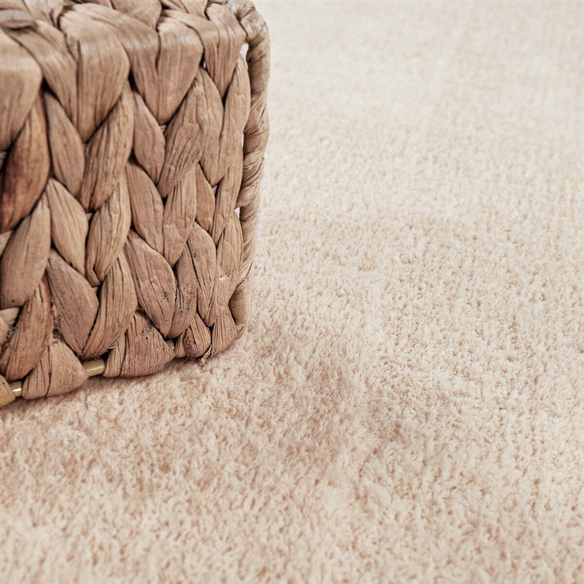 Tapis doux et lavable avec envers antidérapant, couleurs unies