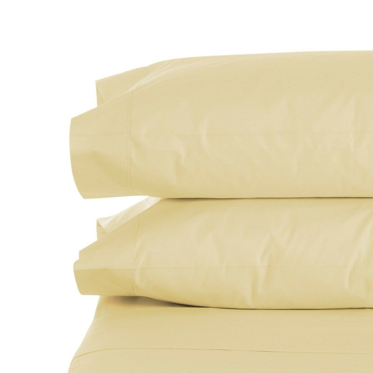 Ensemble de 2 taies d'oreiller douces au toucher 1800 pour lit Queen/Standard ou King