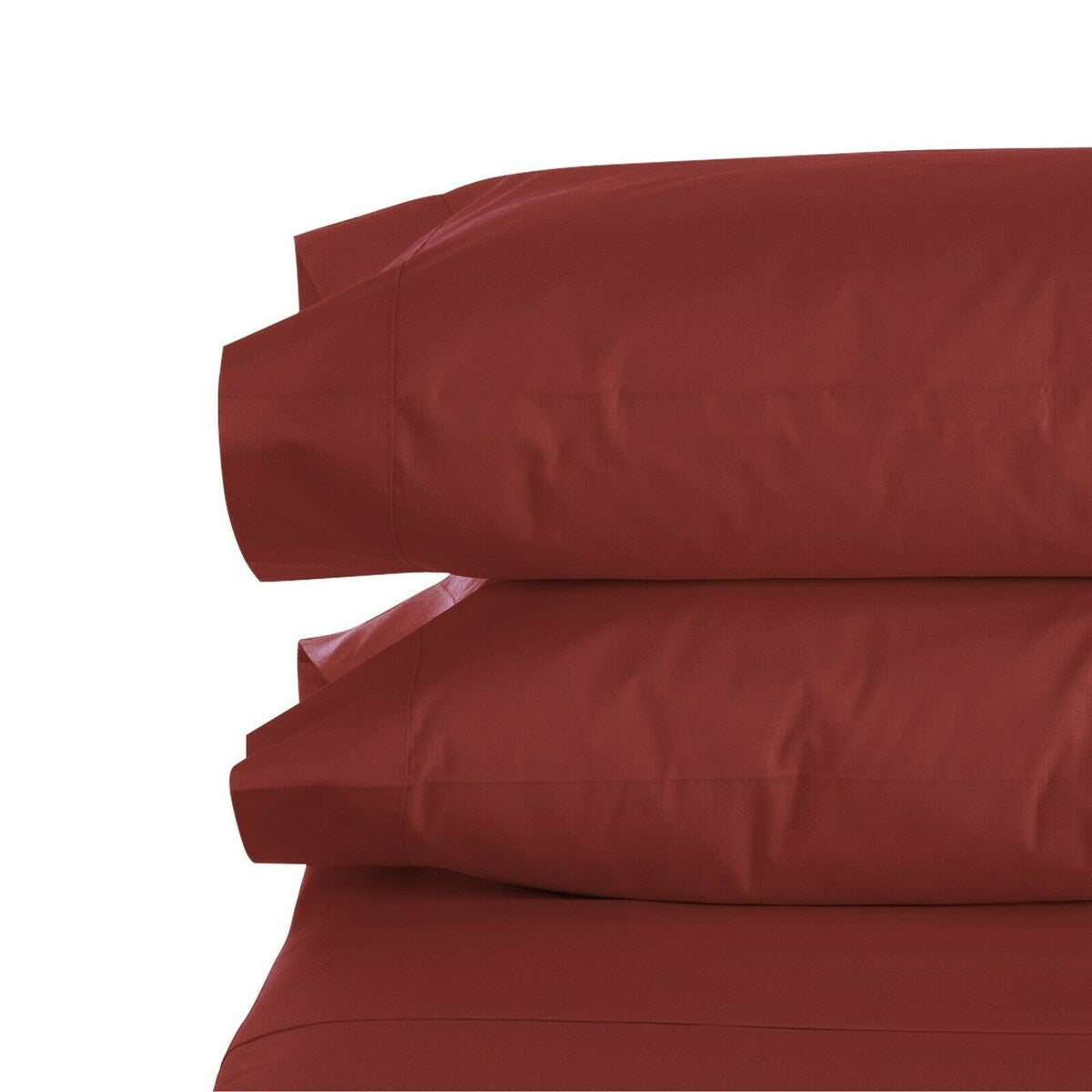 Ensemble de 2 taies d'oreiller douces au toucher 1800 pour lit Queen/Standard ou King