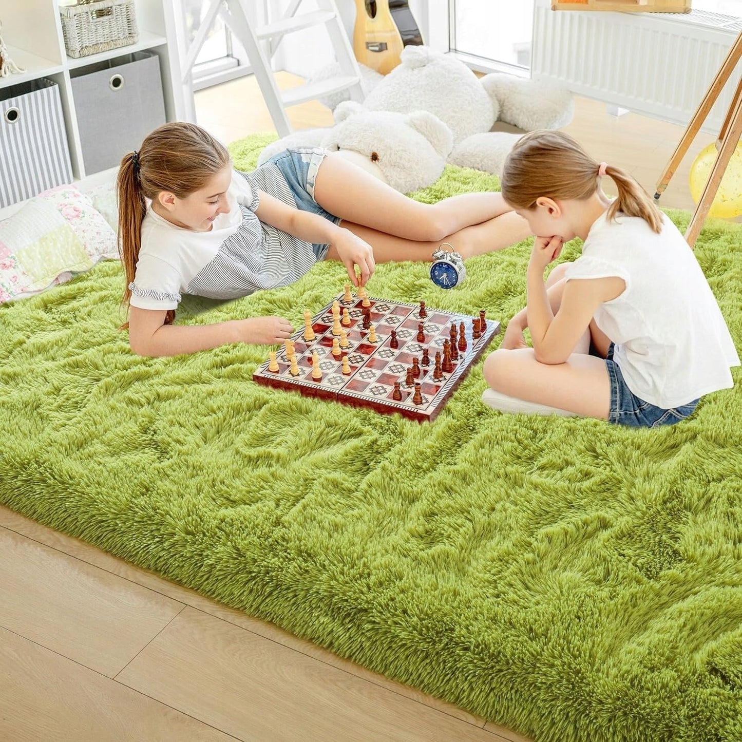 Tapis d'intérieur doux et moderne - 1,22 m x 1,62 m