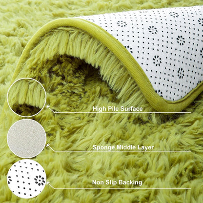 Tapis d'intérieur doux et moderne - 1,22 m x 1,62 m