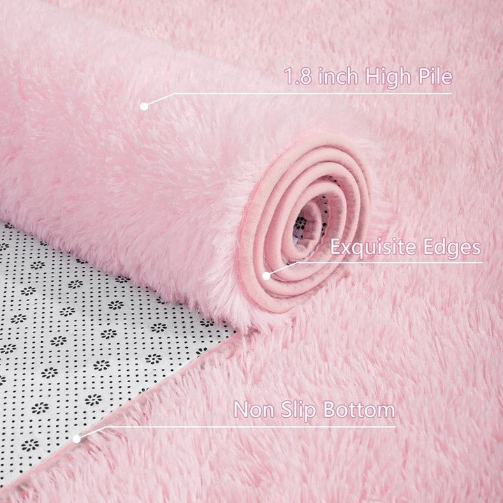 Tapis d'intérieur doux et moderne - 1,22 m x 1,62 m