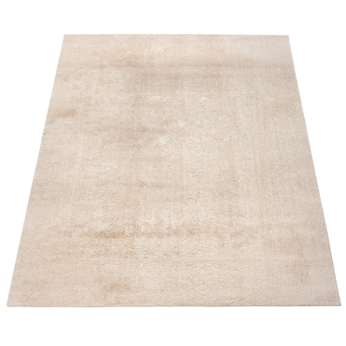 Tapis doux et lavable avec envers antidérapant, couleurs unies