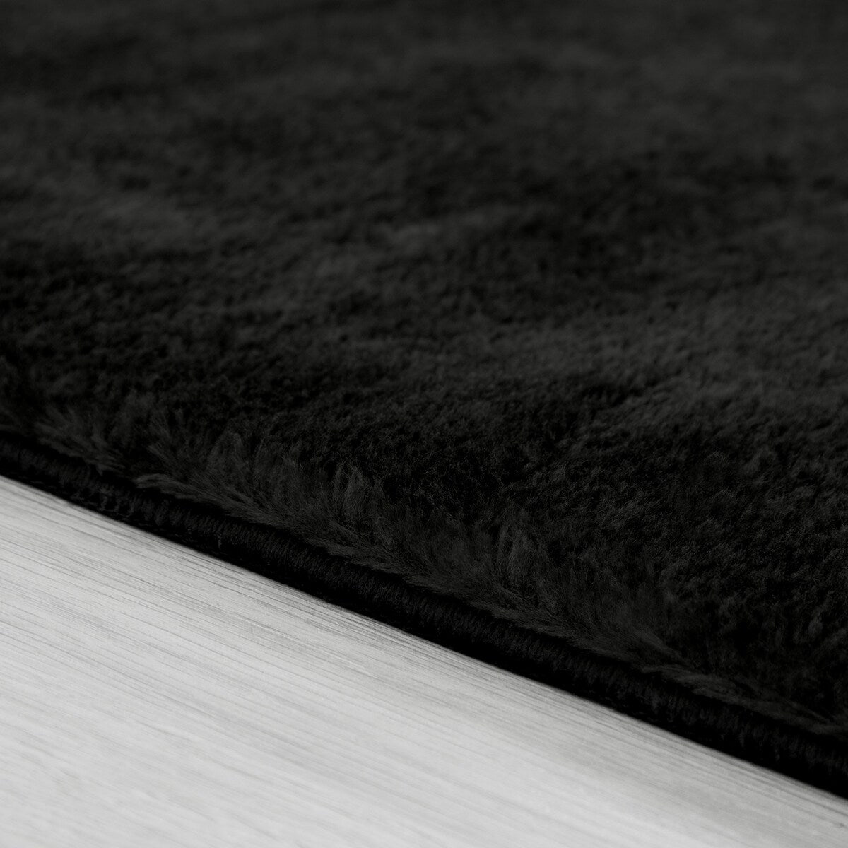 Tapis doux et lavable avec envers antidérapant, couleurs unies
