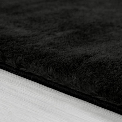 Tapis doux et lavable avec envers antidérapant, couleurs unies