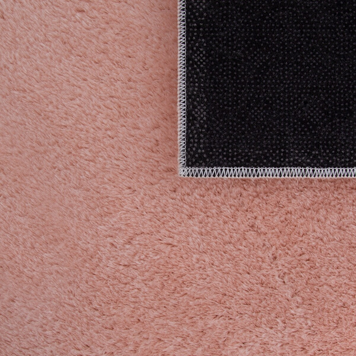 Tapis doux et lavable avec envers antidérapant, couleurs unies