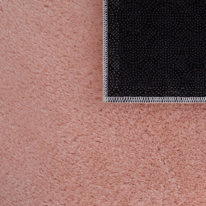 Tapis doux et lavable avec envers antidérapant, couleurs unies
