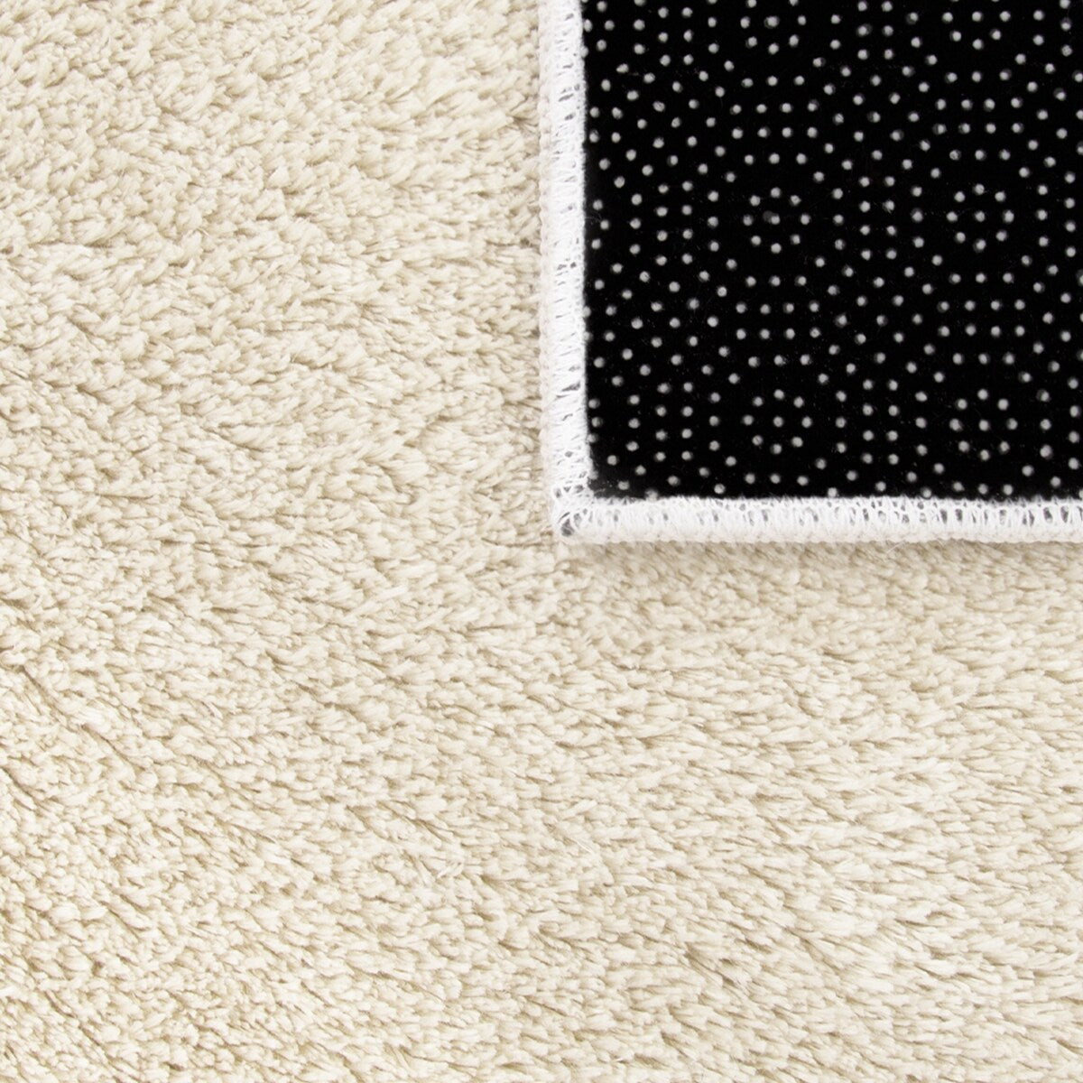 Tapis doux et lavable avec envers antidérapant, couleurs unies