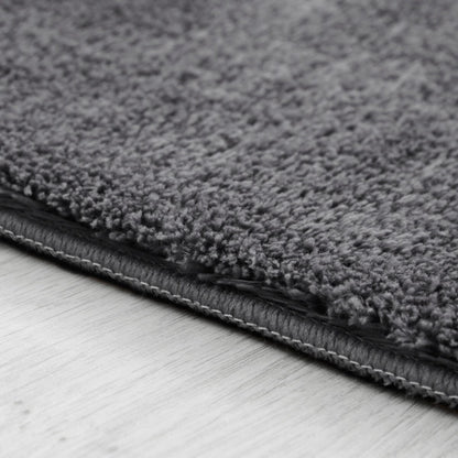 Tapis doux et lavable avec envers antidérapant, couleurs unies