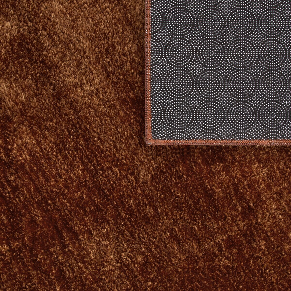 Tapis doux et lavable avec envers antidérapant, couleurs unies