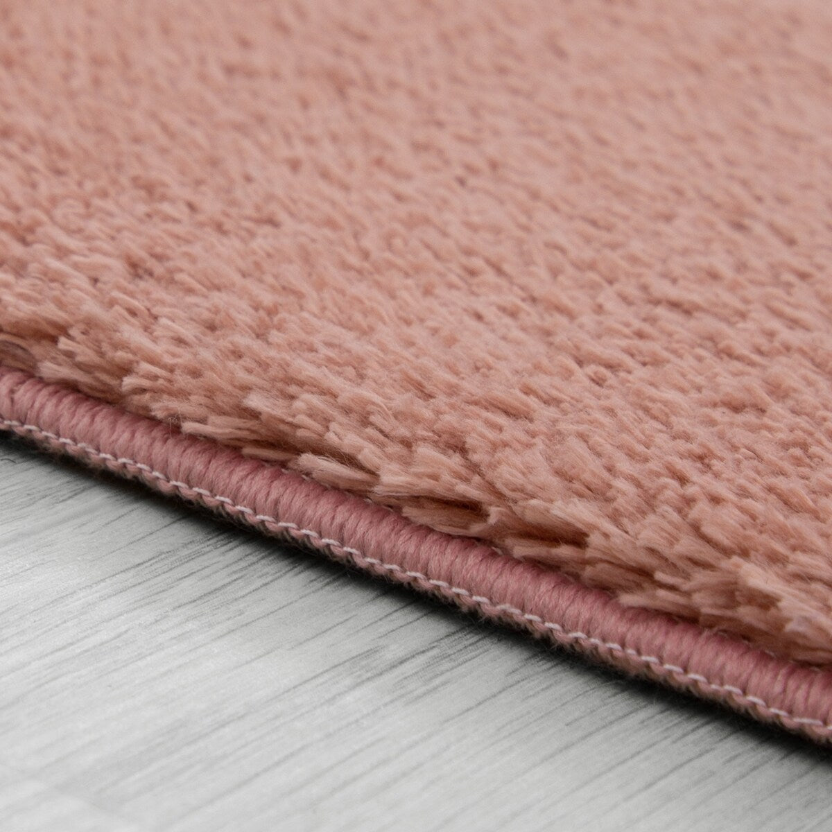 Tapis doux et lavable avec envers antidérapant, couleurs unies